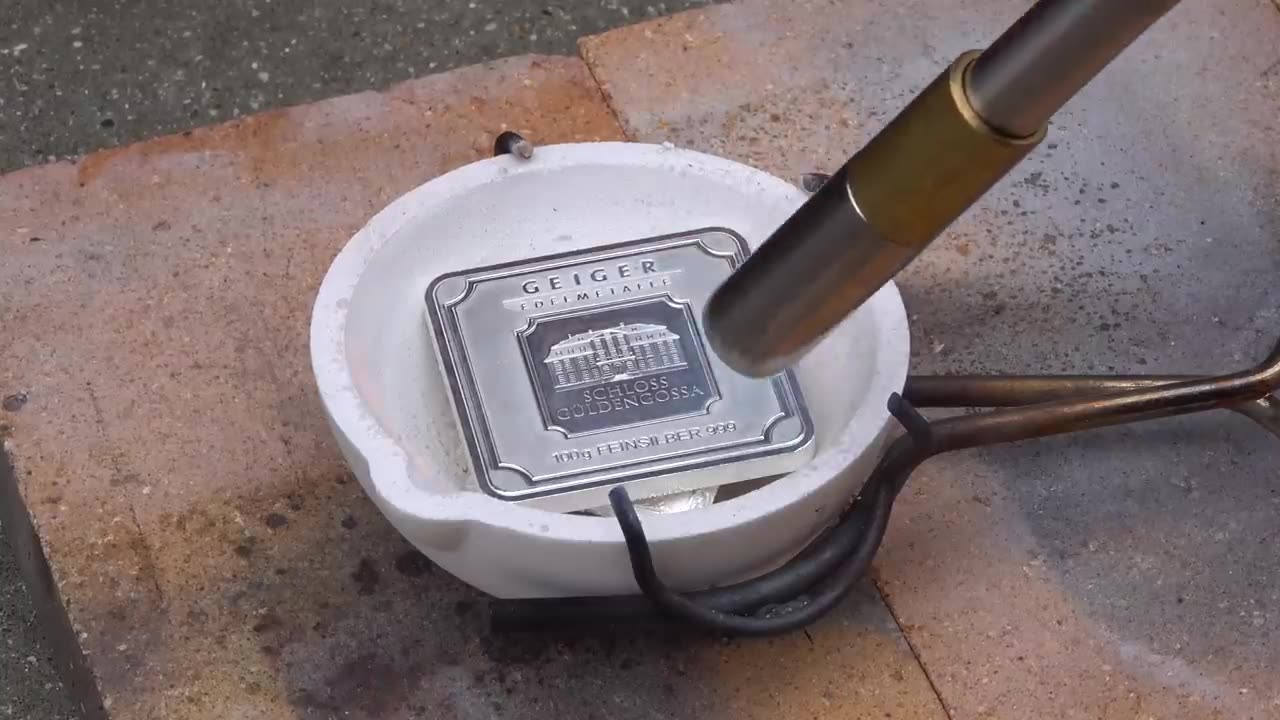 Casting REAL Diamond YouTube Play Button