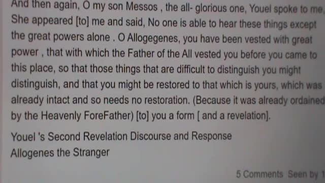 YOUELS SECOND REVELATION