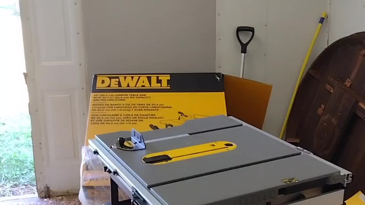Putting together my new table saw