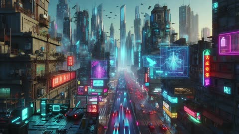 Neon Cyberpunk | Blade Runner Inspired Future City Ambiance