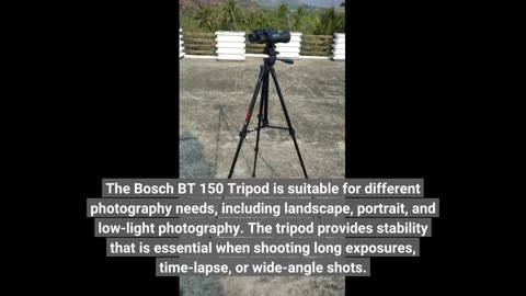 Bosch Professional 0601096B00 Stativ für Laser und Nivellier BT 150 (Höhe: 55 - 157 cm)