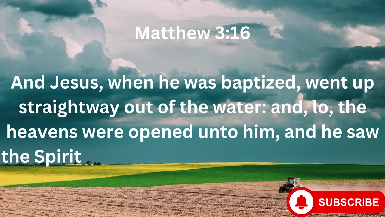 "The Ministry of John the Baptist and the Baptism of Jesus" Matthew 3:1-17.