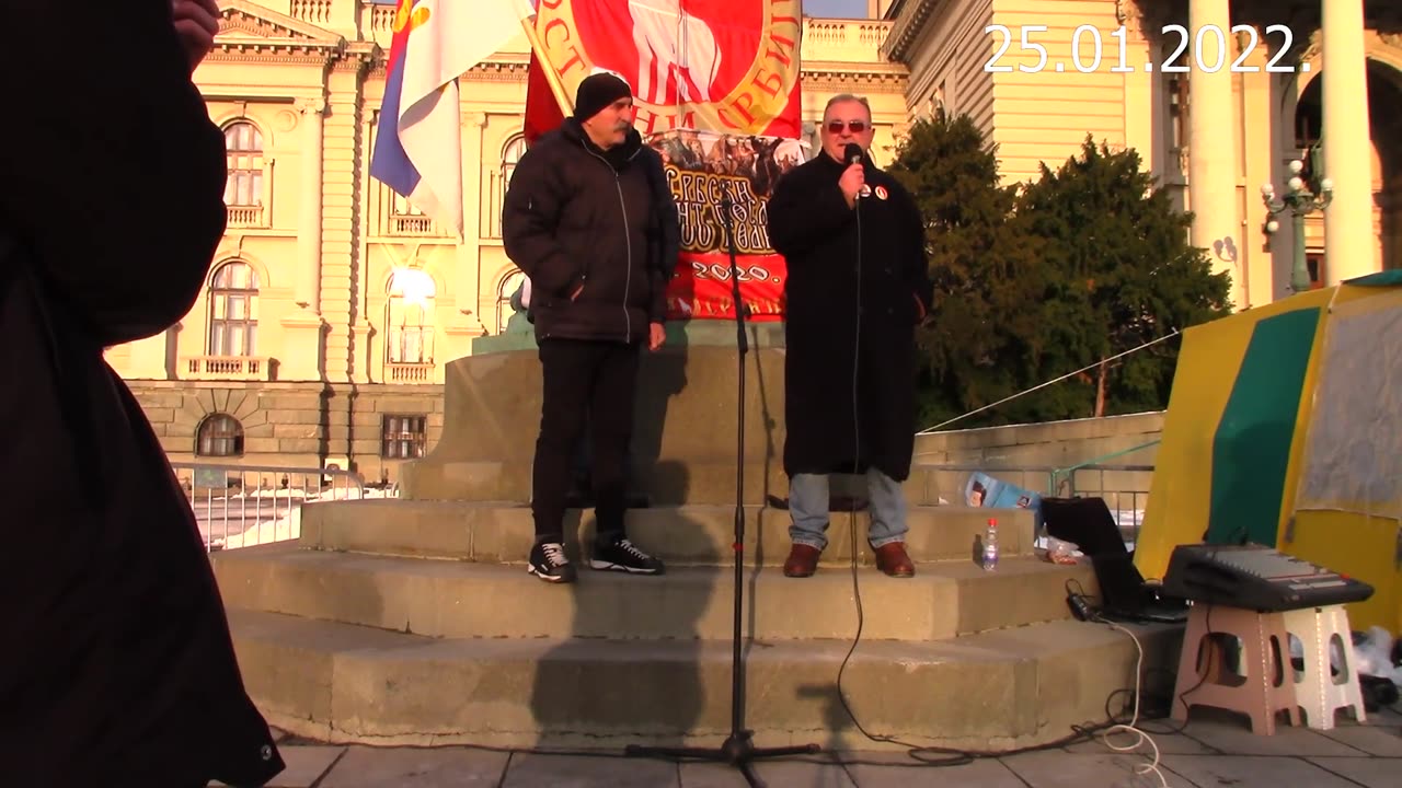 25.01.2022. - NAROD NE ODUSTAJE! - OKUPLJANJE DO SLOBODE - 10 DAN PRVI DEO