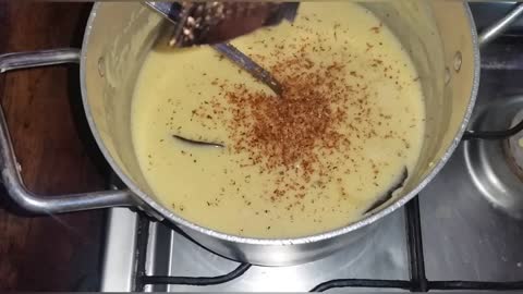 Jamaican Cornmeal Porridge With Lasco Powdered Milk And Evaporated Milk Cornmeal Porridge