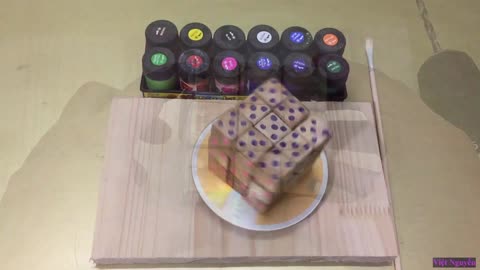 Homemade Rubik blocks "magic"