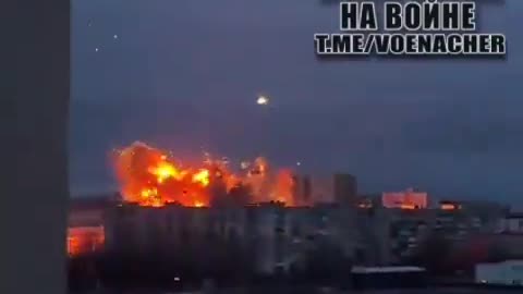 Russian Missile Hits Building In Kiev