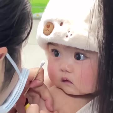Cute Baby Taking Vaccine
