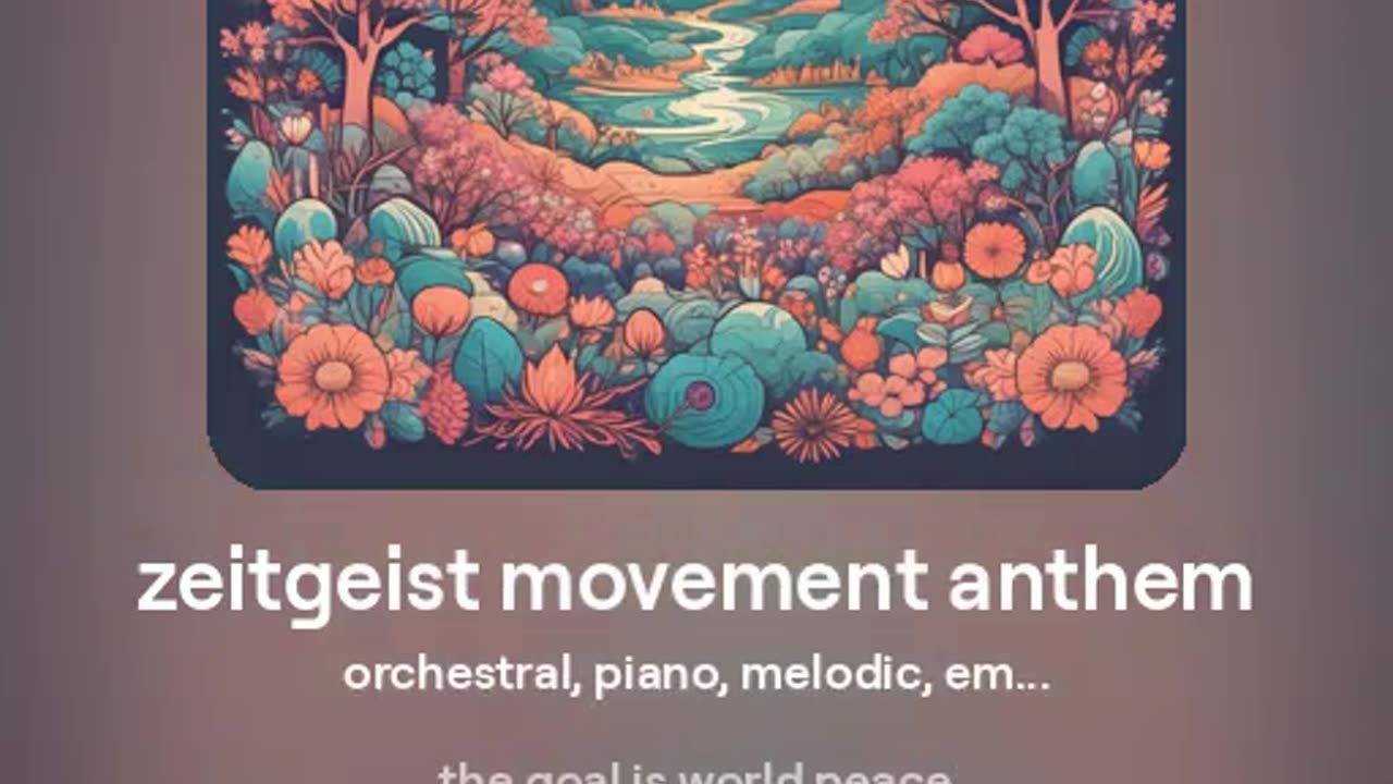 zeitgeist movement anthem - version 2
