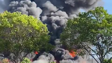 Massive fire reported at Home Depot store in San Jose, California