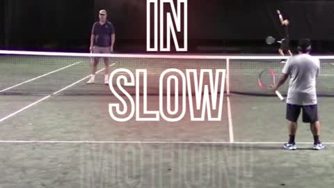 SMOOTH FOREHAND WINNER DOWN THE LINE!