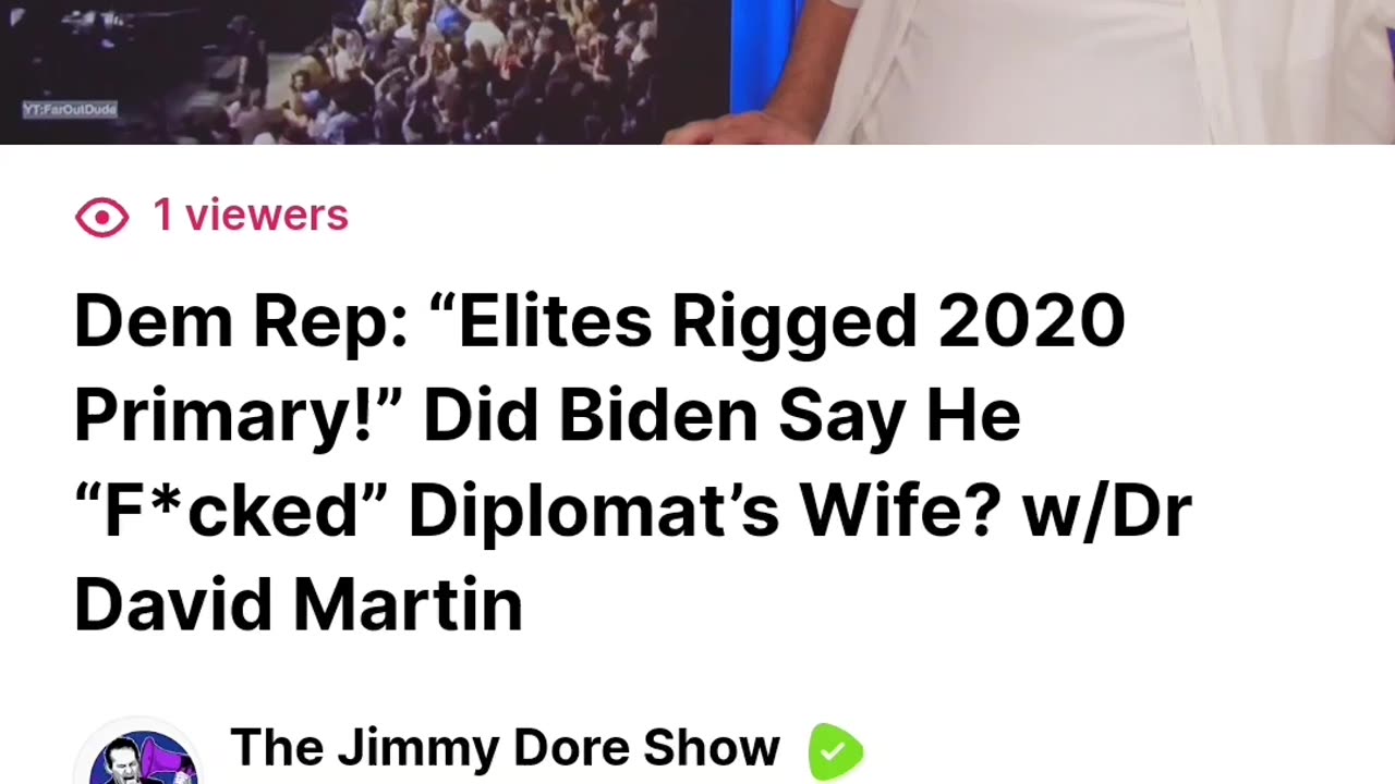 Jimmy Dore saying it like it is