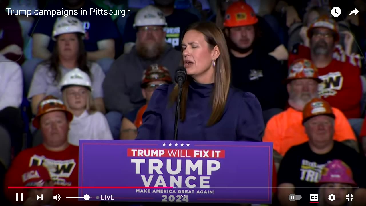 🎤 Emotional Trump Rally: Sarah Huckabee on Media Attacks, Family Safety