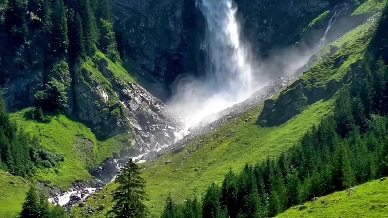 Staubifall Waterfall, Switzerland