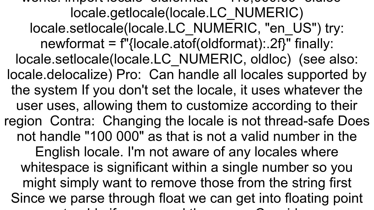 How to standardize numbers in Python