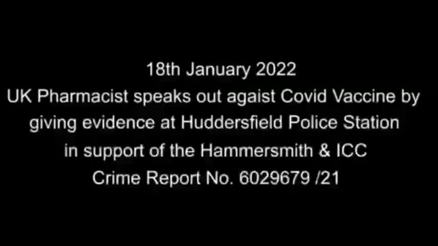 UK PHARMACIST MAKES STATEMENT TO POLICE