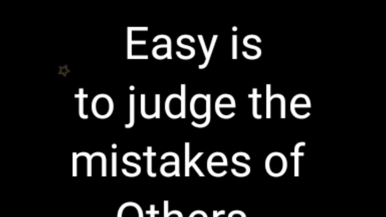 Easy to judge the mistakes of others. Hit 30M view.