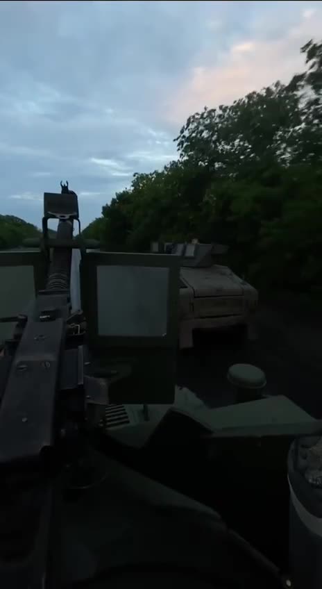 Footage from Ukrainian Humvee Crews