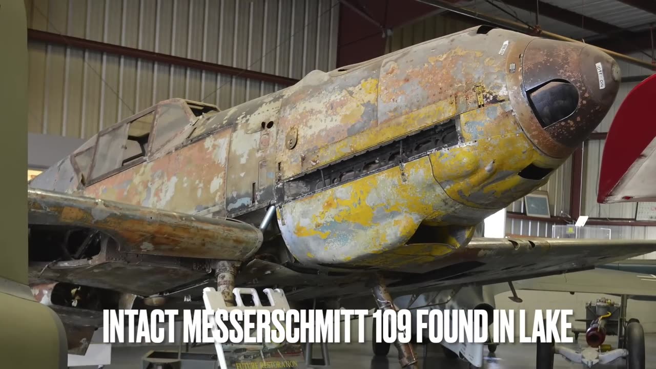 Messerschmitt 109 Found In Frozen Lake! Wulf Widowitz