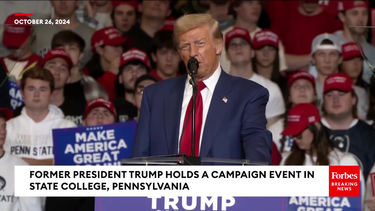 'She Has Eradicated Our Sovereign Border'- Trump Goes On Rant About Biden-Harris Border Policy