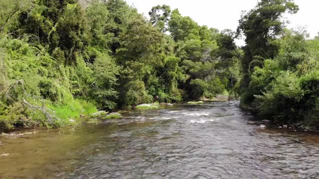 water flowing