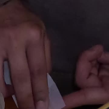 Little wax booger stuck on me