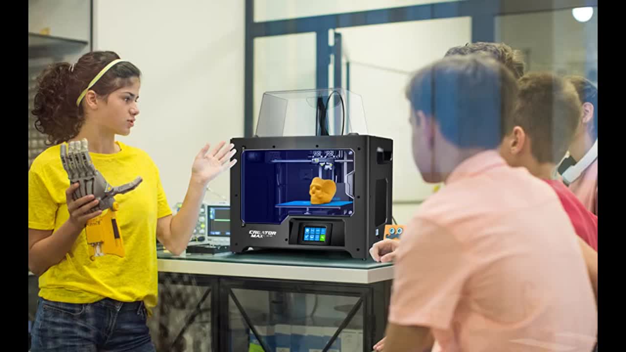 Review: FlashForge Creator Max Dual Extruder 3D Printer, 3D-FFG-CMAX