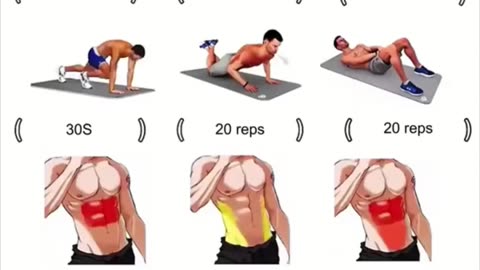 Chest, Cardio and Abs Workout for Beginners. #fitness #workout