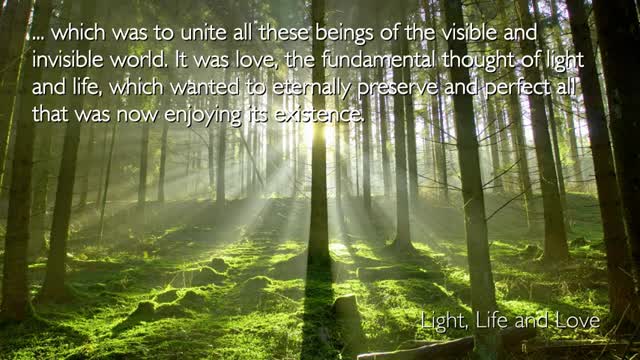 Light, Life & Love... The Creator explains ❤️ Secrets of Life revealed through Gottfried Mayerhofer