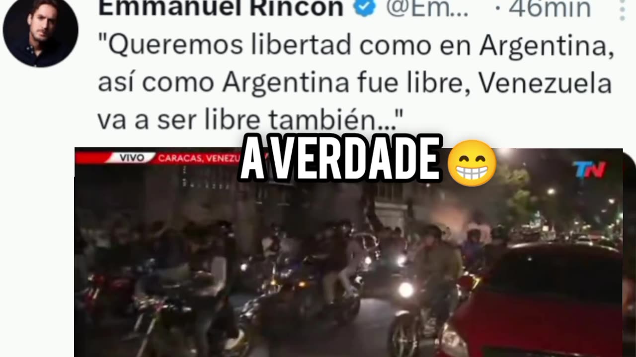 A GLOBO TENTA COLAR A MENTIRA, O POVO VENEZUELANO MOSTRA A VERDADE