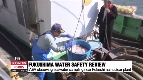 IAEA observing seawater sampling near Fukushima nuclear plant