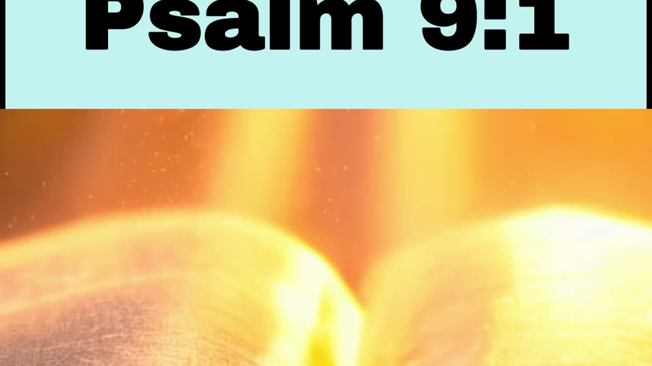 Daily Bible Verse - Psalm 9:1