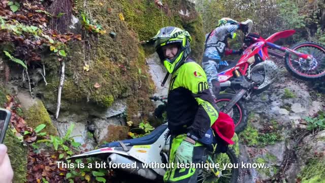 New Technique in enduro extreme