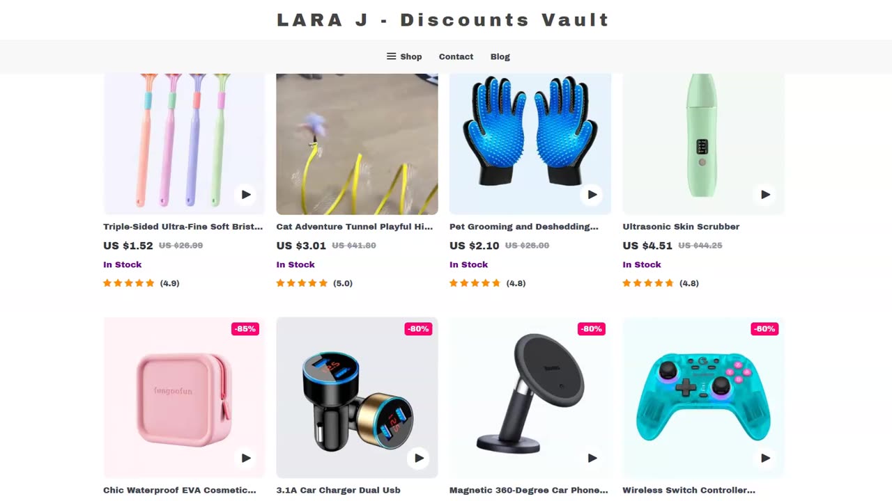 💎 “Lara J - Discounts Vault: The Hidden Gem of Online Shopping!” 💎