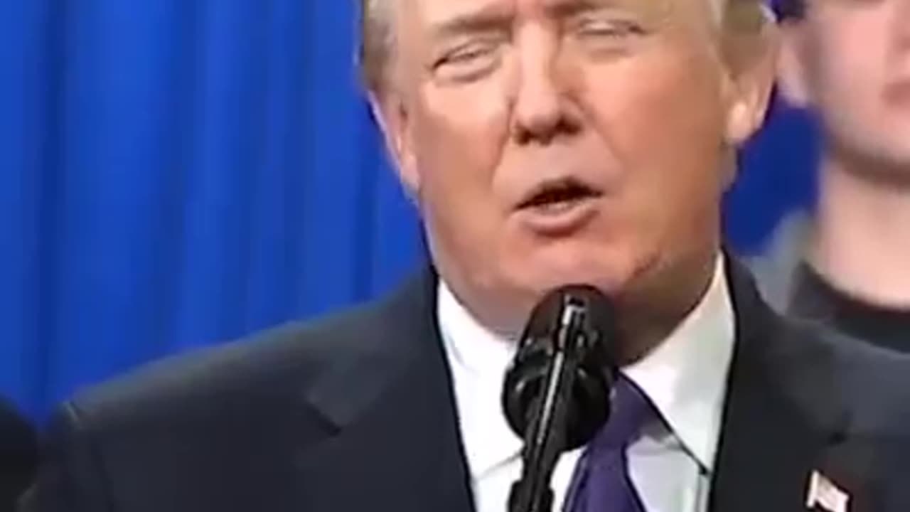 Trump singing