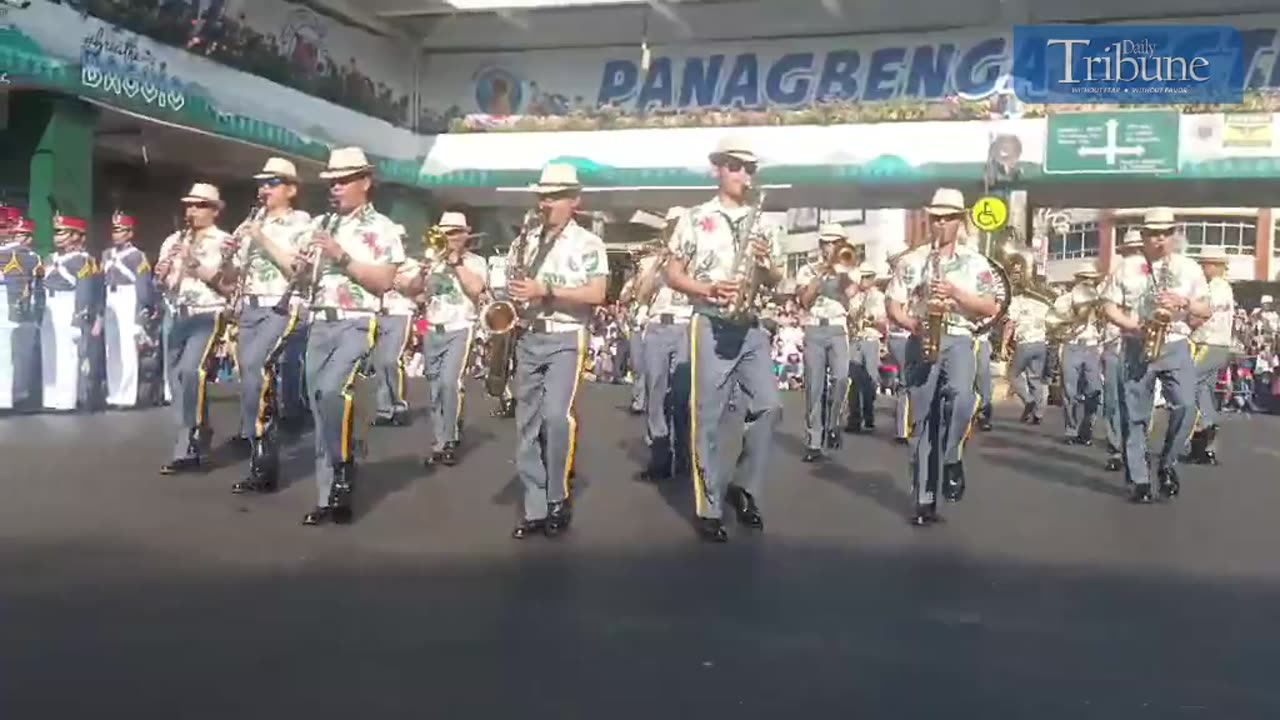 PMA BAND WOWS CROWD AT PANAGBENGA FESTIVAL