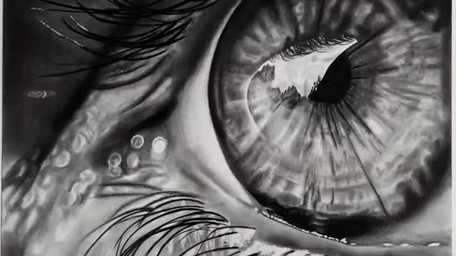 Drawing eyes 3D