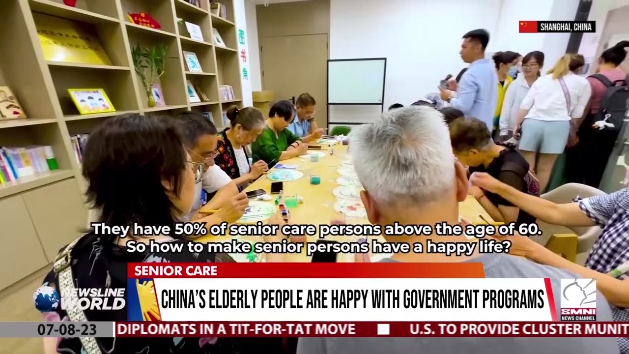 China’s elderly people are happy with government programs