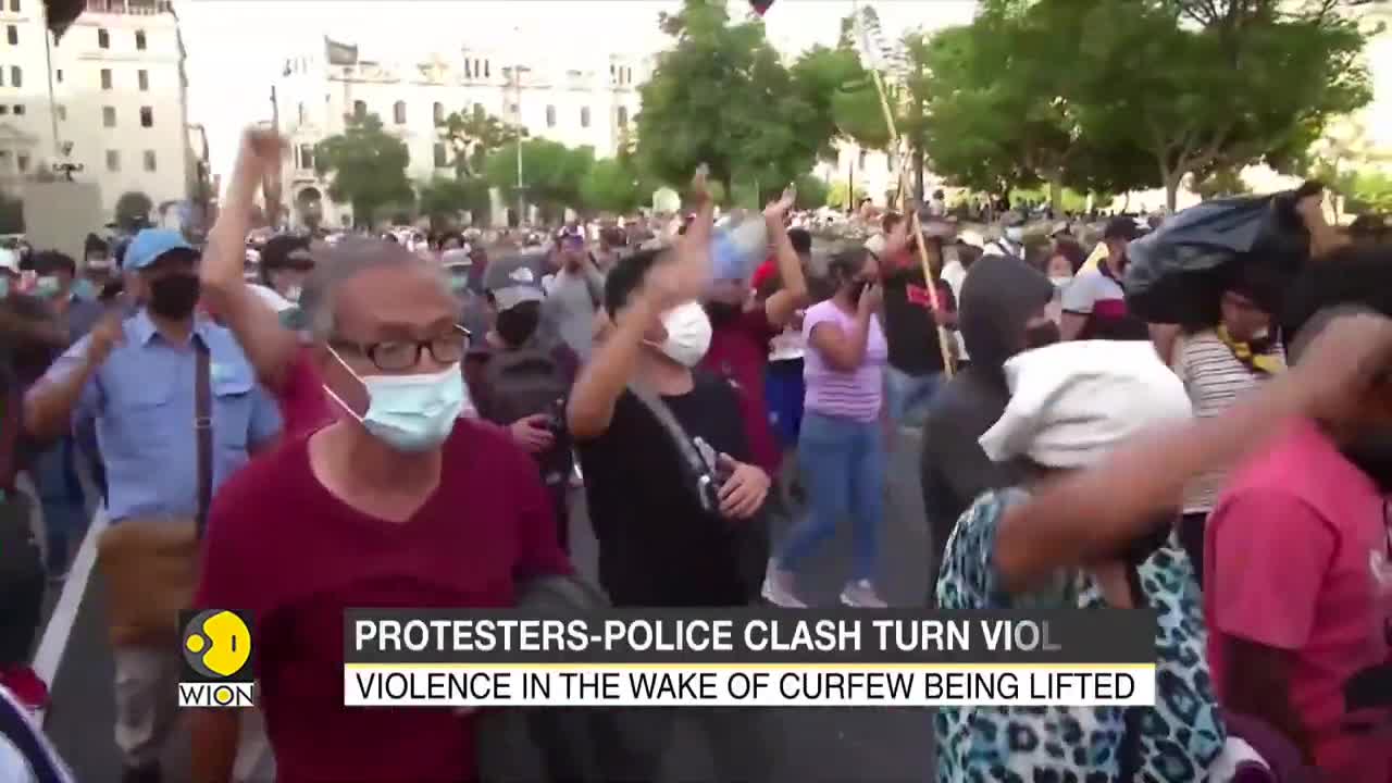 Protestors-Police clash in Peru turns violent, farmer shot dead during clash