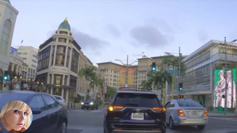 driving Wilshire Blvd to Beverly Hills