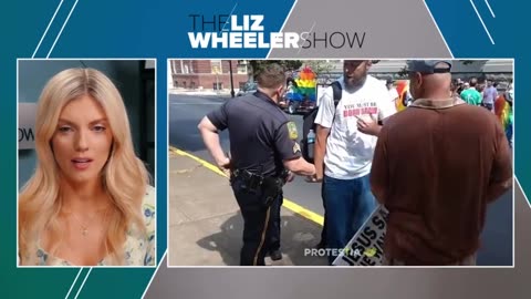 Police officer ARRESTS Christian preacher during pride event