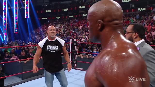 Goldberg emerges to confront Bobby Lashley: Raw, July 19, 2021