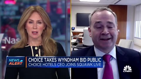"A real opportunity for both sets of shareholders." | Choice Hotels CEO Patrick Pacious on Wyndham Hotel.