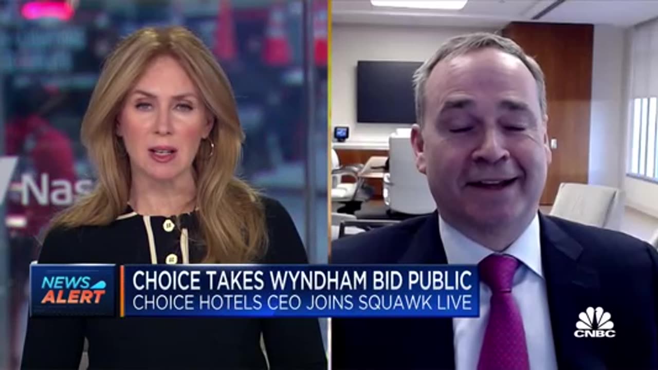 "A real opportunity for both sets of shareholders." | Choice Hotels CEO Patrick Pacious on Wyndham Hotel.
