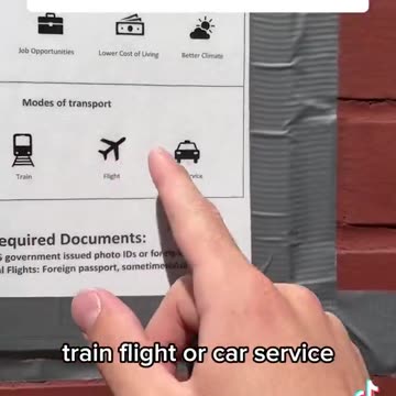 free flights for migrants