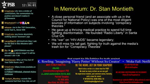 2022-02-19 00:29 EST - Crossing the Matrix: with Chris