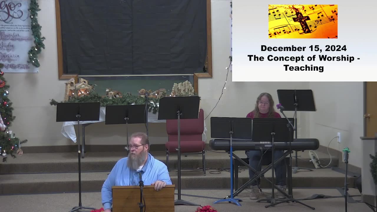 15 Mintue Seminar on "Teaching" at Moose Creek Baptist Church 12/15/2024