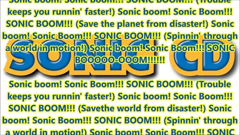 Crush 40 - Sonic Boom - Extended + Lyrics