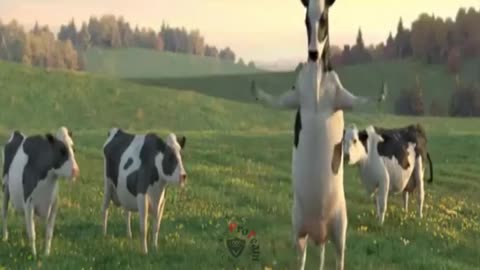 Funny animals cow