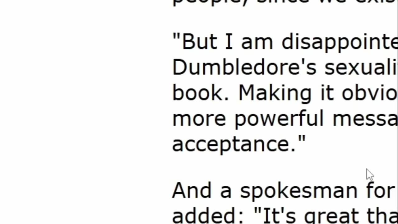 Rowling Confirms Dumbledore's Sexuality Back In 2007 #dumbledore #jkrowling #gay #harrypotter