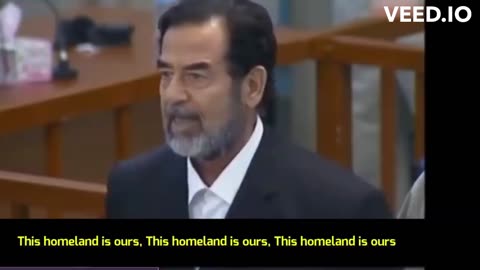 THE SPEECH THAT KILLED SADDAM HUSSEIN! (WATCH BEFORE DELETED)